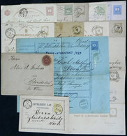 HUNGARY: 14 Old Used Postal Stationeries, Some With Minor Defects, Others Of Fine To VF Quality, One Card Is Double (wit - Interi Postali