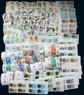 HUNGARY: Lot Of Complete Perforated And IMPERFORATE Sets In Blocks Of 4, MNH, All Of Excellent Quality And Very Thematic - Collezioni