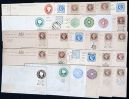 INDIA: 30 Old Unused Postal Stationeries, Almost All Different, 4 Cards Are Double (with Reply Paid), Excellent Quality! - Inland Letter Cards