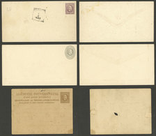 NETHERLANDS INDIES: 3 Old Postal Stationeries - Niederländisch-Indien
