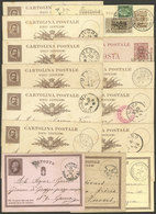 ITALY: 13 Old Used Postal Stationeries, VF Quality! - Non Classés