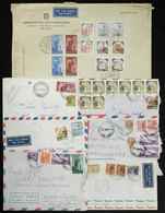 ITALY: 22 Modern Covers Sent To Argentina With SPECTACULAR FRANKINGS, Many Registered Or Express Covers, High Value, Fin - Non Classés