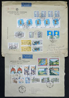 ITALY: 35 Large Modern Covers, Sent To Argentina With SPECTACULAR FRANKINGS, Many Of Them Commemorative And Of High Valu - Non Classés
