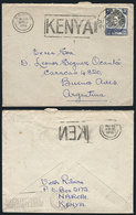 KENYA: Cover Sent From Nairobi To Argentina On 30/MAR/1948, Unusual Destination, VF Quality! - Kenya (1963-...)