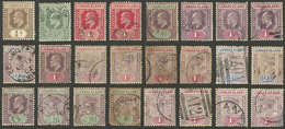 LEEWARD ISLANDS: Small Lot Of Used Stamps, Interesting! - Leeward  Islands