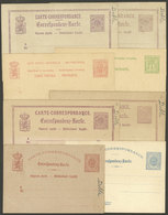 LUXEMBOURG: 8 Old Unused Postal Cards, With Minor Defects On Back (light Adherences), Very Good Fronts! - Sonstige & Ohne Zuordnung
