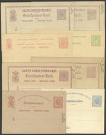 LUXEMBOURG: 8 Old Unused Postal Cards, With Minor Defects On Back (light Adherences), Very Good Fronts! - Altri & Non Classificati