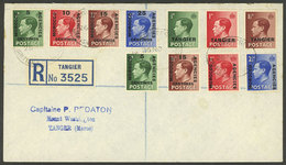 BRITISH MORROCO: Cover Used On 26/NO/1937, VF Quality! - Oficinas En  Marruecos / Tanger : (...-1958