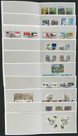 UNITED NATIONS: 38 Folders With Issues Of The Years 1975 To 1990 Approx., With Postmarks Of First Day Of Issue, Sent As  - VN