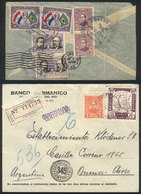 PARAGUAY: 2 Covers Sent To Buenos Aires In 1932 And 1942, Nice Postages! - Paraguay