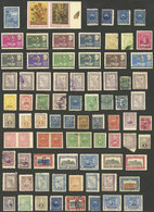 PARAGUAY: VARIETIES: Large Lot Of Stamps, Almost All With Varieties, For Example: Offset Impressions On Back, Misperfed, - Paraguay