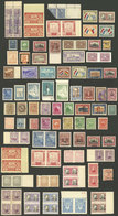 PARAGUAY: VARIETIES: Lot Of Stamps, Many With Varieties, For Example: Offset Impressions On Back, Misperfed, Imperforate - Paraguay