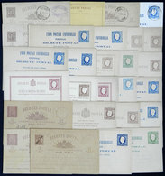 PORTUGAL: 27 Old Postal Stationeries, 11 Cards Are Double (with Paid Reply), Almost All Unused, The General Quality Is F - Autres & Non Classés