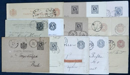 ROMANIA: 11 Old Used Postal Stationeries + 3 Unused, A Few With Little Defect, Most Of Fine Quality, Interesting! - Altri & Non Classificati