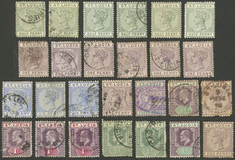 SAINT LUCIA: Small Lot Of Used Stamps, Interesting! - Ste Lucie (...-1978)