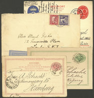 SWEDEN: 1 Cover + 3 Postal Stationeries Used In Varied Periods, With Some Minor Faults But Interesting! - Other & Unclassified