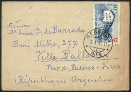 SWITZERLAND: Cover Sent From Geneve To Buenos Aires On 3/NO/1949 With Nice Postage Of 40c., Very Nice! - Other & Unclassified