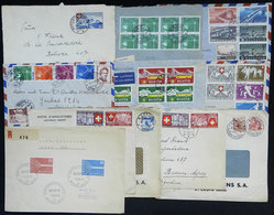 SWITZERLAND: 11 Interesting Covers, Several Sent To Argentina, Nice Group! - Otros & Sin Clasificación