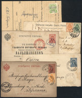 UKRAINE: Lot Of 4 Old Covers Or Cards + 1 Interesting Fragment, Mixed Quality, Low Start! - Ucrania