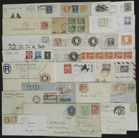WORLDWIDE: Over 30 Covers Or Cards Of Varied Countries And Periods, Most Used, It Includes Flights, Some Very Old Covers - Other & Unclassified