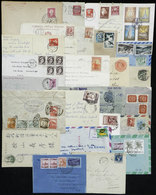 WORLDWIDE: 25 Covers, Cards, Postal Stationeries, Etc., Of Varied Countries And Periods, Most Used, The General Quality  - Andere & Zonder Classificatie