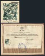 URUGUAY: Large Fragment Of Parcel Post Cover Of The "Oficina De Depósito, Reparto Y Canje Internacional De Publicaciones - Uruguay