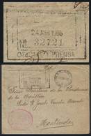 URUGUAY: Cover Of The Jefatura Política Y De Policía Of Rivera Sent To Montevideo On 23/AP/1906, With Rectangular "OFICI - Uruguay