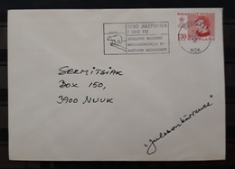 GROENLANDIA 1980 Queen Margrethe II. Carta Circulada. - Cartas & Documentos