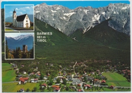 Barwies - Tirol  (Mieming) Pfarrkirche, Schloss Klamm, Mit Mieminger Kette - Imst