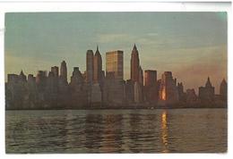 U.S.A. Stati Uniti D’America View Of Lower Manhattan Viaggiata 1971 Condizioni Come Da Scansione - Panoramic Views