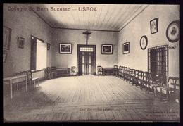 COLLEGIO Do BOM SUCESSO Sala Das Visitas Exteriores (Colegio Ao Lado Do Atual CCB). Postal Cliche Lisboa PORTUGAL 1910s - Lisboa