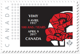 VIMY 100 Ans En / Years In 2017. Timbre-photo Neuf / Mint Picture Stamp. Timbre Personnalisé / Personalized Stamp (6339) - Other & Unclassified