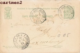 ESCH-SUR-ALZETTE ENTIER POSTALE 1889 LUXEMBOURG - Esch-Alzette