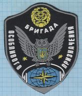 UKRAINE/ Patch Abzeichen Parche Ecusson / Army. Separate Team. Electronic Warfare. Special Forces. Connection Owl. - Stoffabzeichen