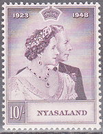 NYASALAND    SCOTT NO. 86   MINT HINGED        YEAR  1948 - Nyassaland (1907-1953)