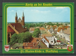 Deutschland KYRITZ An D. Knatter St. Marien-Kirche Und Marktplatz Sent 1994 With Stamp - Kyritz