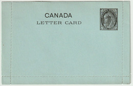 Carte Lettre L4 (Webb) 1 Cent Noir Neuve - 1860-1899 Reinado De Victoria