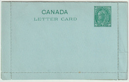 Carte Lettre L6 (Webb) 2 Cents Vert Neuve - 1860-1899 Regno Di Victoria