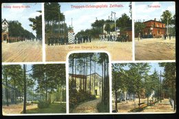 Truppen Uebungsplatz Zeithain Konig Georg Strasse Torwache Kasino Garten Kommandantur 1915 Reinhardt - Zeithain