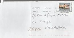 MONTIMBRAMOI LE GUILVINEC 20G SUR LETTRE ENTIERE 2014 - Storia Postale