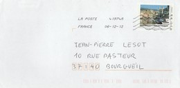 MONTIMBRAMOI VIEUX PORT DE BASTIA 20G SUR LETTRE ENTIERE 2012 - Lettres & Documents