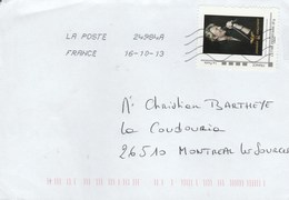 MONTIMBRAMOI JOHNNY 20G SUR LETTRE ENTIERE 2013 - Storia Postale