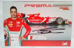 Prema Power Team Antonio Fuoco Signed Card - Handtekening