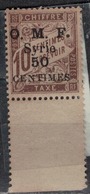 SYRIE         N°  YVERT     TAXE   9b    NEUF AVEC CHARNIERE       ( Ch 2/17 ) - Timbres-taxe