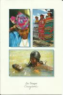 Delcampe - CARTE POSTALE - GUYANE - Jeune Cayennaise Et Amérindiennes - Editions PLUME VERTE - Sonstige & Ohne Zuordnung