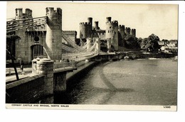 CPA - Carte Postale Royaume Uni- Conway - Castle And Bridge - North Wales-VM2938 - Carmarthenshire