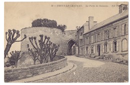 Aisne Coucy Le Chateau La Porte De Soissons Cafe Billard - Autres & Non Classés