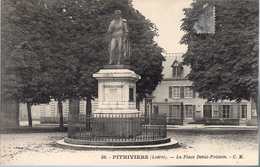 - CPA PITHIVIERS (45) - La Place Denis-Poisson - Edition Cosson N° 36 - - Pithiviers