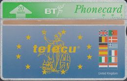 UK Bto 110 Telecu- Flags - 449A, Mint - BT Edición Extranjera