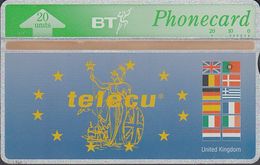 UK Bto 110 Telecu- Flags - 449A, Mint - BT Emissions Etrangères